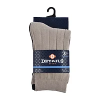 Details Little & Big Kid Boys 3 Pair Trouser Socks