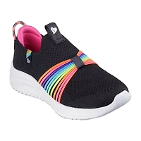 Skechers Ultra Flex 3.0 Rainbow Speed Little Kid Girls Sneakers