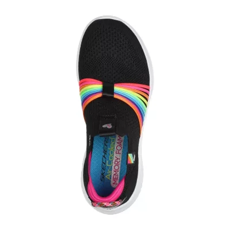 Skechers Ultra Flex 3.0 Rainbow Speed Little Kid Girls Sneakers