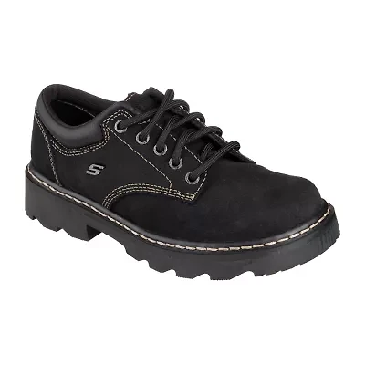Skechers Parties Mate Womens Round Closed Toe Oxford Shoes