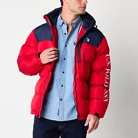 U.S. Polo Assn. Mens Hooded Heavyweight Puffer Jacket
