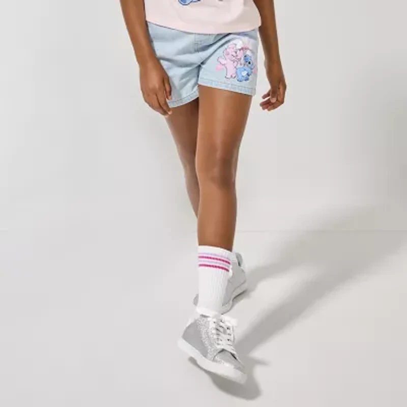Disney Collection Little & Big Kid Girls Lilo Stitch Denim Short