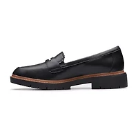 Clarks Westlynn Glow Womens Moc Closed Toe Loafers