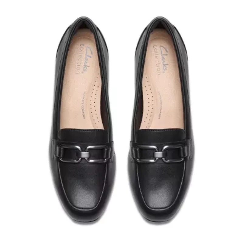 Clarks Juliet Echo Womens Round Closed Toe Loafers