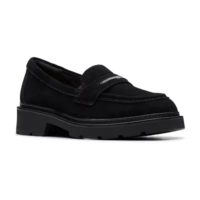 Clarks Lauryl Step Womens Round Loafers