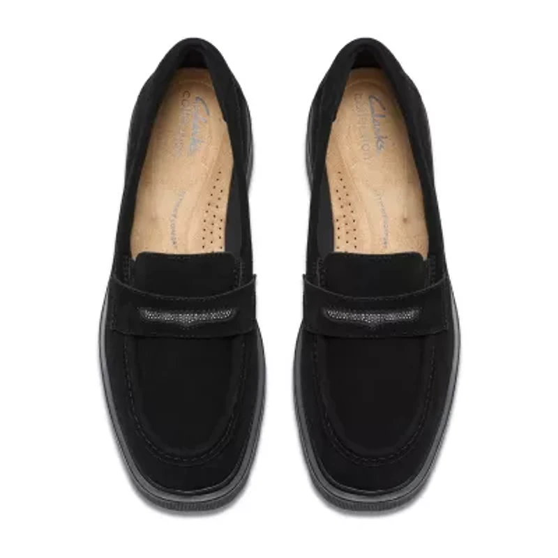 Clarks Lauryl Step Womens Round Loafers