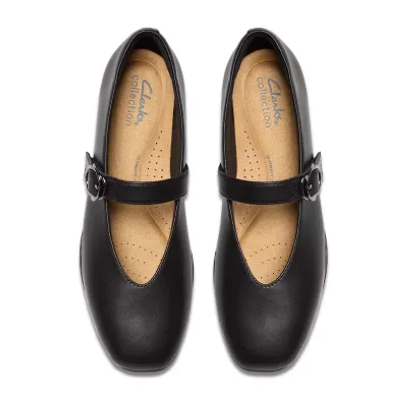 Clarks Jazmynn Womens Round Closed Toe Ballet Flats