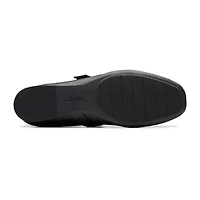 Clarks Jazmynn Womens Round Closed Toe Ballet Flats