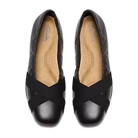 Clarks Jazmynn Womens Round Closed Toe Ballet Flats