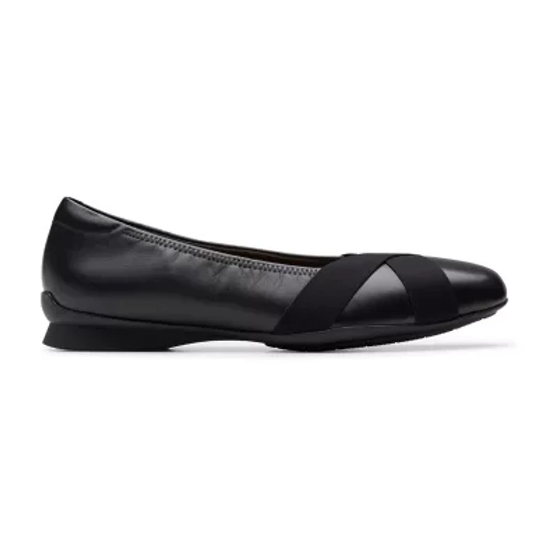 Clarks Jazmynn Womens Round Closed Toe Ballet Flats