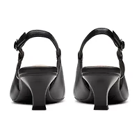 Clarks Kepley Lane Womens Pointed Kitten Heel Pumps