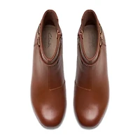 Clarks Womens Iridessa Air Stacked Heel Booties