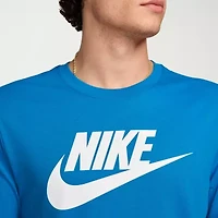Nike Mens Crew Neck Short Sleeve Regular Fit Graphic T-Shirt