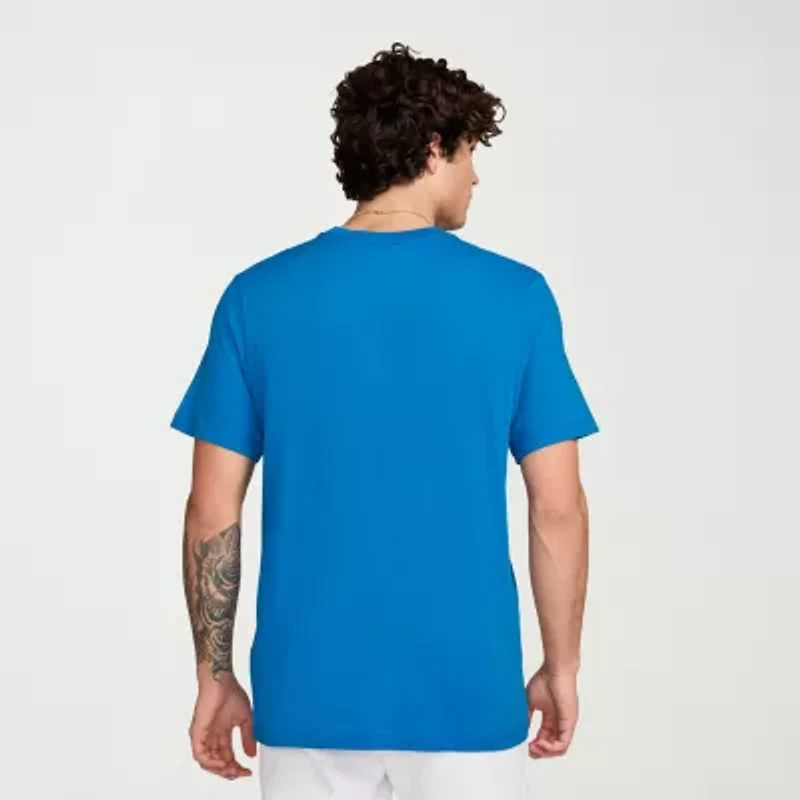 Nike Mens Crew Neck Short Sleeve Regular Fit Graphic T-Shirt
