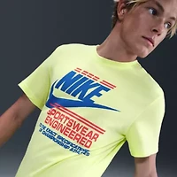 Nike Mens Crew Neck Short Sleeve Regular Fit Graphic T-Shirt