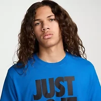 Nike Just Do It Mens Crew Neck Short Sleeve Athletic Fit Graphic T-Shirt