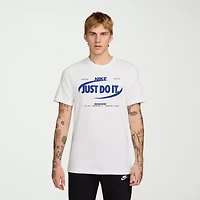 Nike Just Do It Mens Crew Neck Short Sleeve Regular Fit Graphic T-Shirt