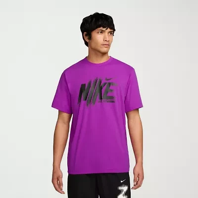 Nike Dri-Fit Mens Crew Neck Short Sleeve Regular Fit Graphic T-Shirt