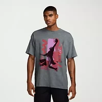 Nike Mens Crew Neck Short Sleeve Regular Fit Graphic T-Shirt