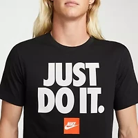 Nike Mens Crew Neck Short Sleeve Regular Fit Graphic T-Shirt