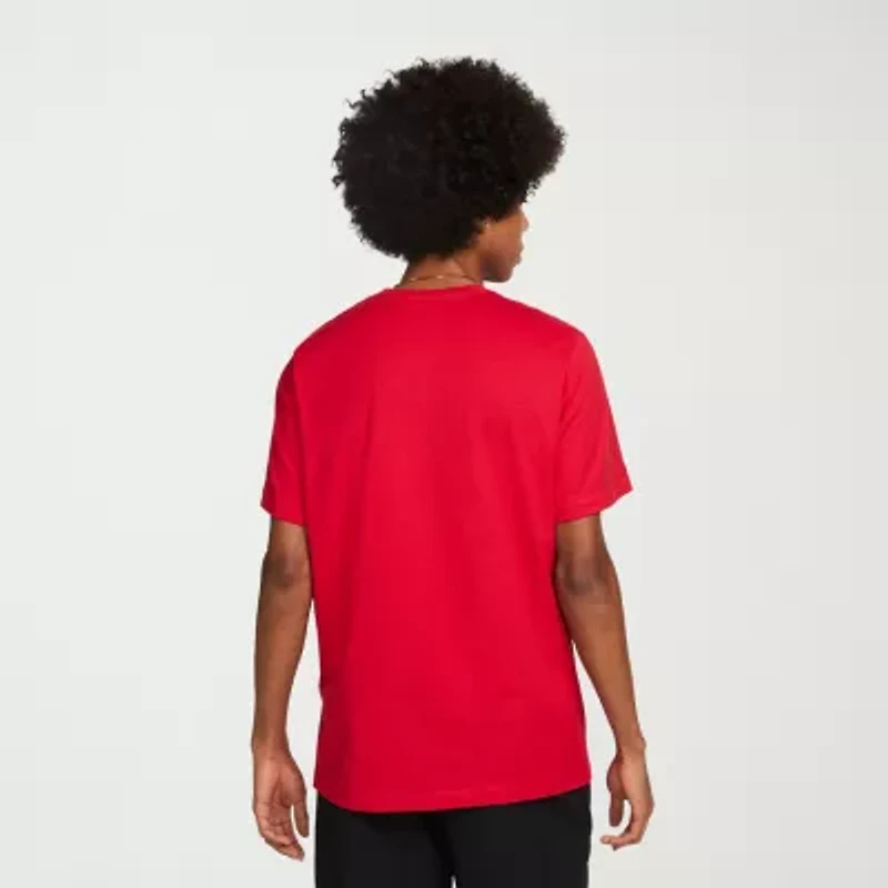 Nike Mens Crew Neck Short Sleeve Regular Fit Graphic T-Shirt