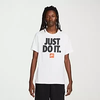 Nike Mens Crew Neck Short Sleeve Regular Fit Graphic T-Shirt