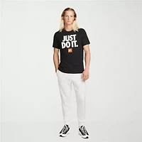 Nike Mens Crew Neck Short Sleeve Regular Fit Graphic T-Shirt