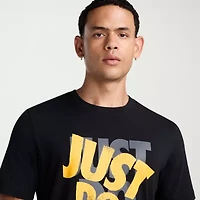 Nike Just Do It Mens Crew Neck Short Sleeve Regular Fit Graphic T-Shirt