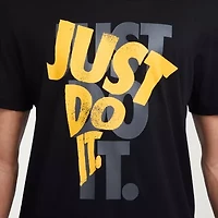 Nike Just Do It Mens Crew Neck Short Sleeve Regular Fit Graphic T-Shirt