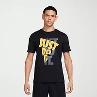 Nike Just Do It Mens Crew Neck Short Sleeve Regular Fit Graphic T-Shirt