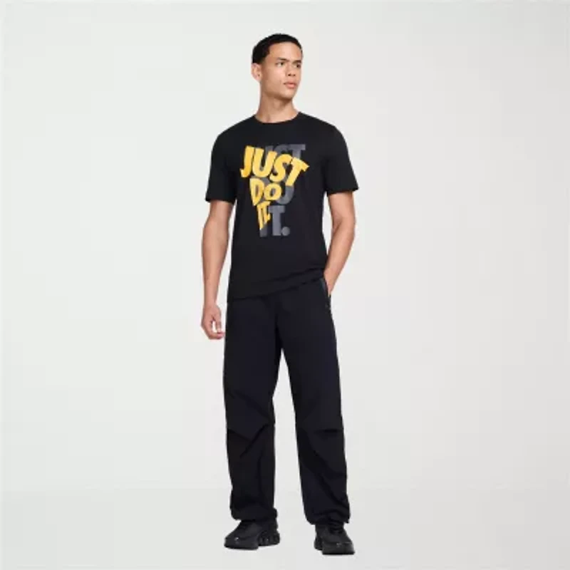 Nike Just Do It Mens Crew Neck Short Sleeve Regular Fit Graphic T-Shirt
