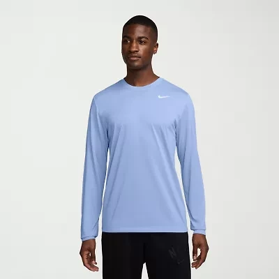 Nike Mens Crew Neck Long Sleeve Quick Dry Active T-Shirt