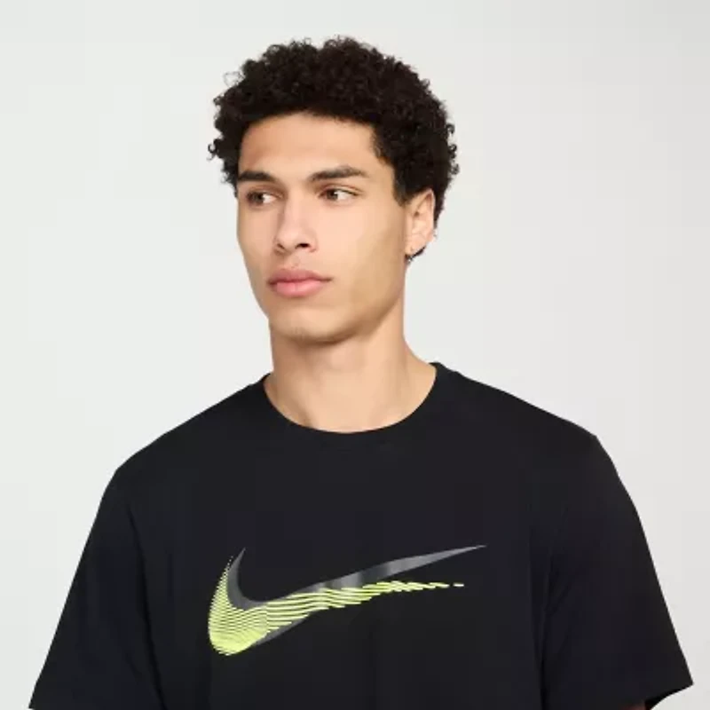 Nike Just Do It Mens Crew Neck Short Sleeve Regular Fit Graphic T-Shirt