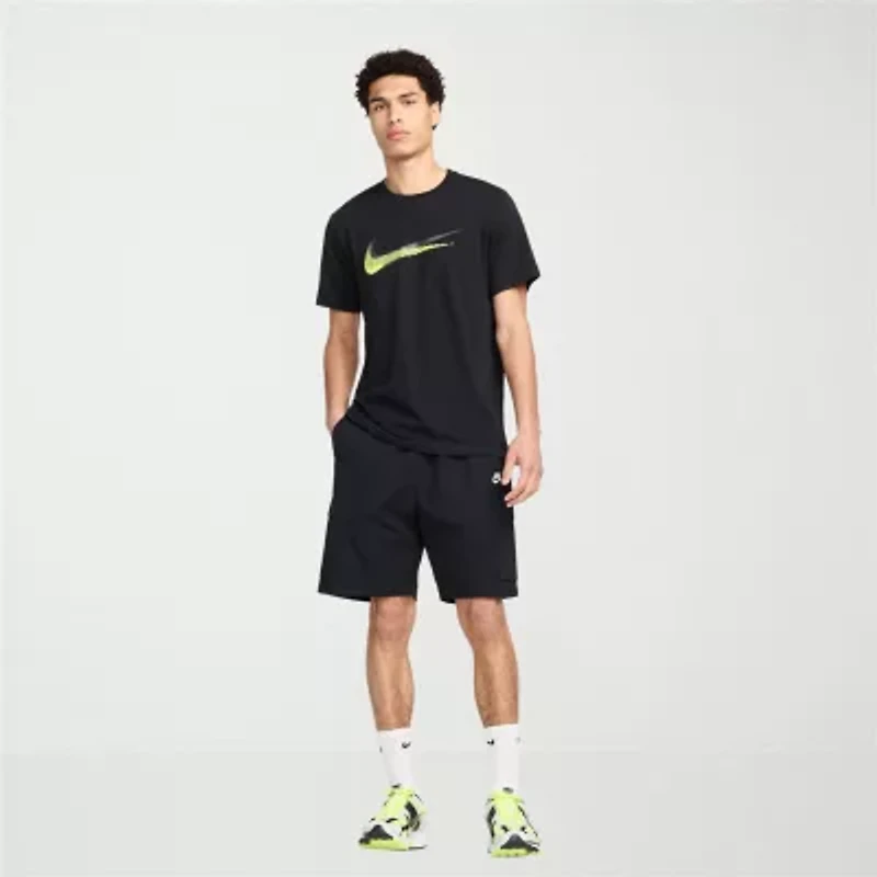 Nike Just Do It Mens Crew Neck Short Sleeve Regular Fit Graphic T-Shirt