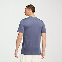 Nike Club Embroidered Logo Mens Crew Neck Short Sleeve Active T-Shirt