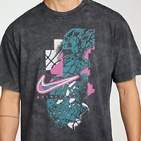 Nike Mens Crew Neck Short Sleeve Regular Fit Graphic T-Shirt
