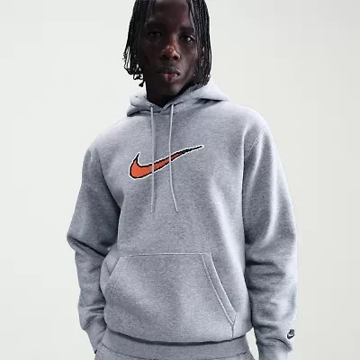 Nike Club Mens Long Sleeve Fleece Active Hoodie