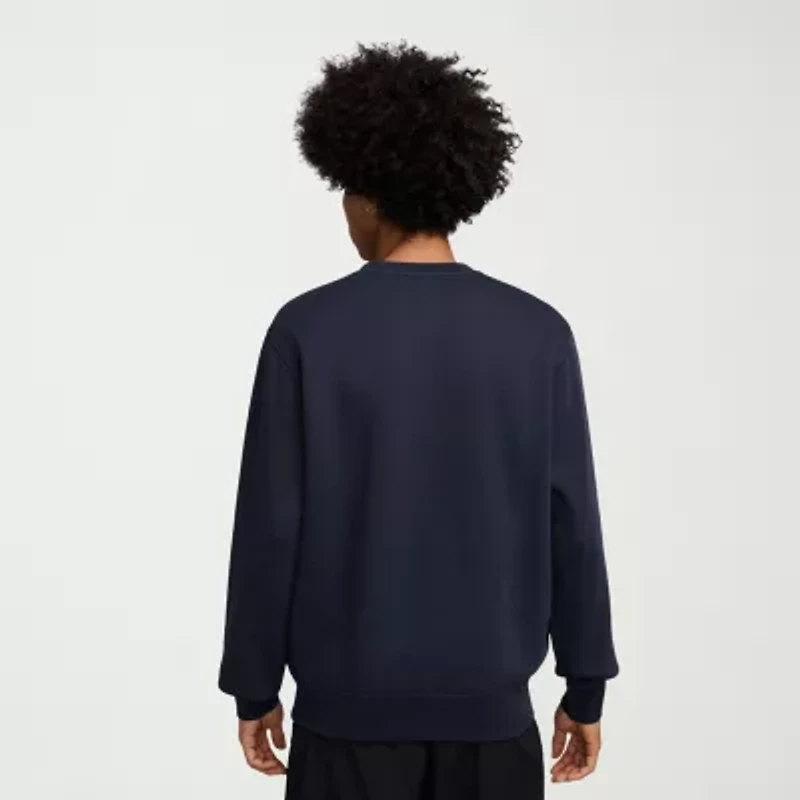 Nike Fleece Mens Crew Neck Long Sleeve Sweatshirt