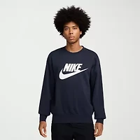 Nike Fleece Mens Crew Neck Long Sleeve Sweatshirt