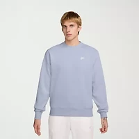 Nike Club Fleece Mens Crew Neck Long Sleeve Sweatshirt
