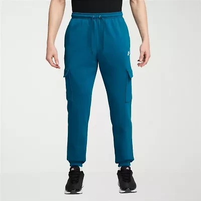Nike Fleece Mens Cuffed Regular Fit Active Cargo Pant