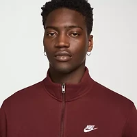 Nike Club Fleece Mens Mock Neck Long Sleeve Sweatshirt