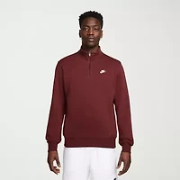 Nike Club Fleece Mens Mock Neck Long Sleeve Sweatshirt
