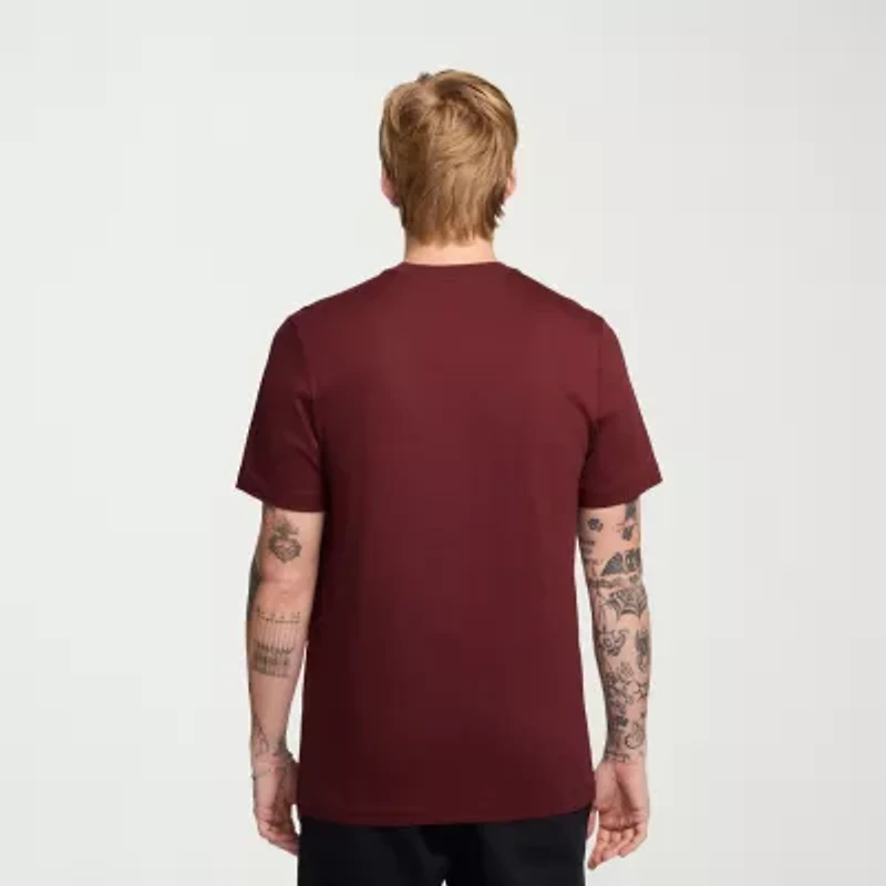 Nike Club Mens Crew Neck Short Sleeve Regular Fit Big and Tall Graphic T-Shirt