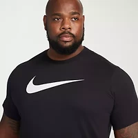 Nike Club Mens Crew Neck Short Sleeve Regular Fit Big and Tall Graphic T-Shirt