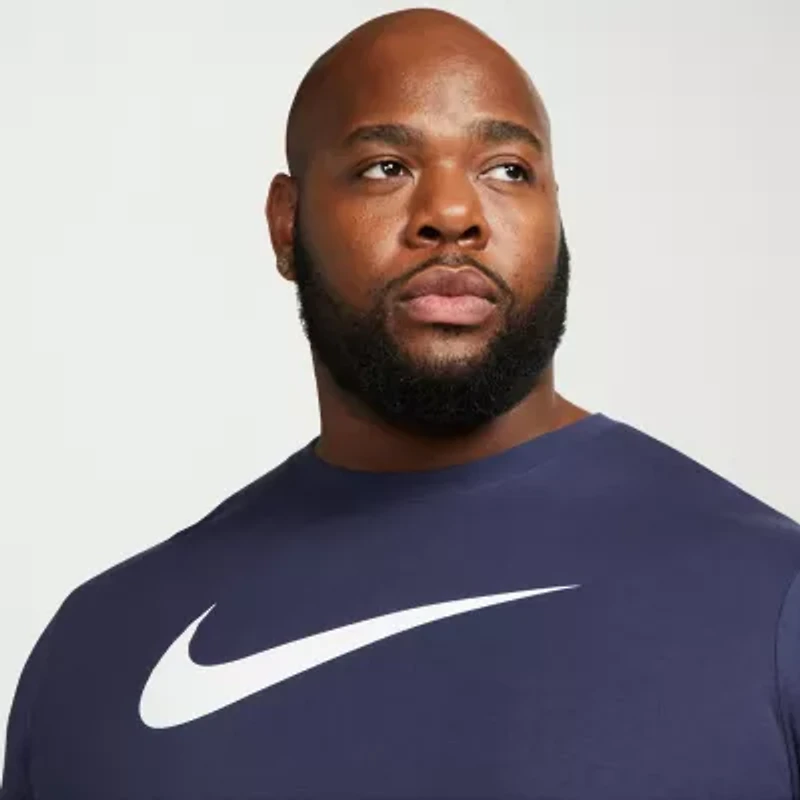 Nike Mens Crew Neck Short Sleeve Regular Fit Big and Tall Graphic T-Shirt