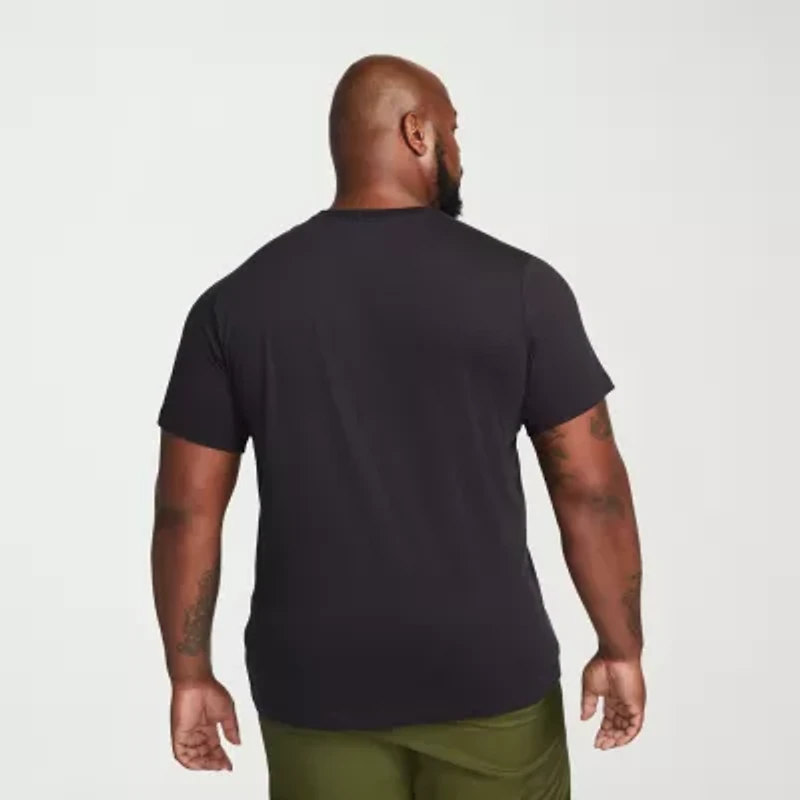 Nike Club Mens Crew Neck Short Sleeve Regular Fit Big and Tall Graphic T-Shirt