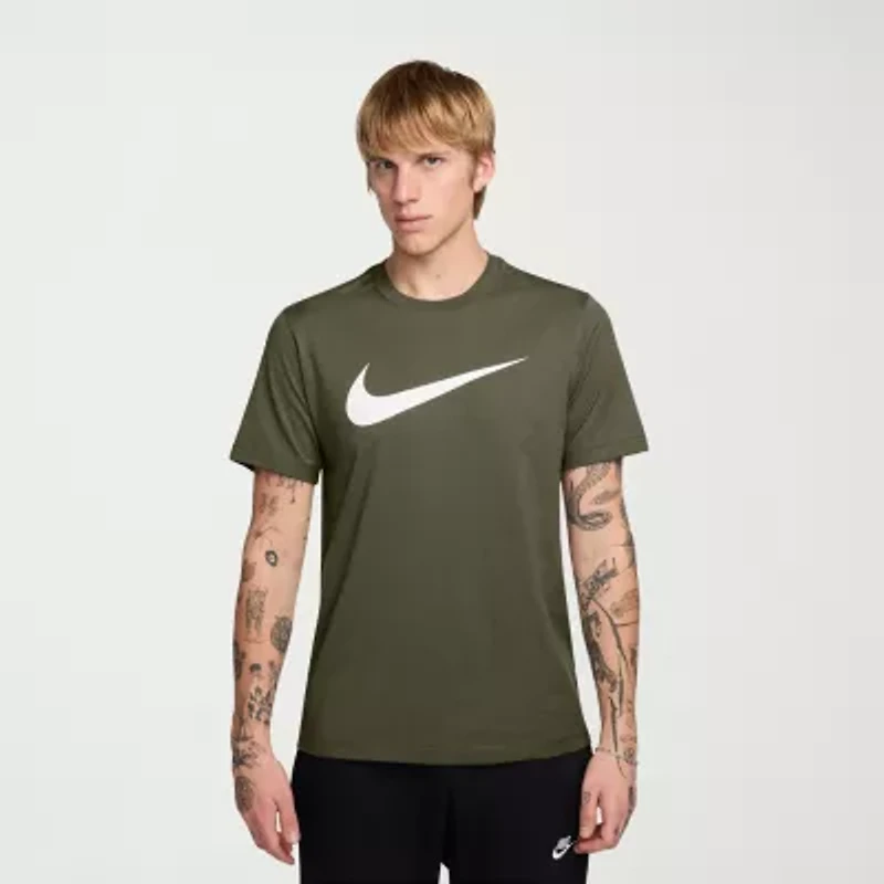 Nike Mens Crew Neck Short Sleeve Regular Fit Big and Tall Graphic T-Shirt