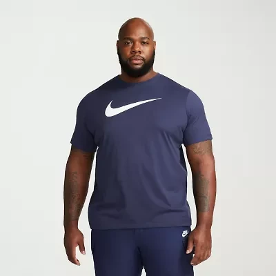 Nike Mens Crew Neck Short Sleeve Regular Fit Big and Tall Graphic T-Shirt