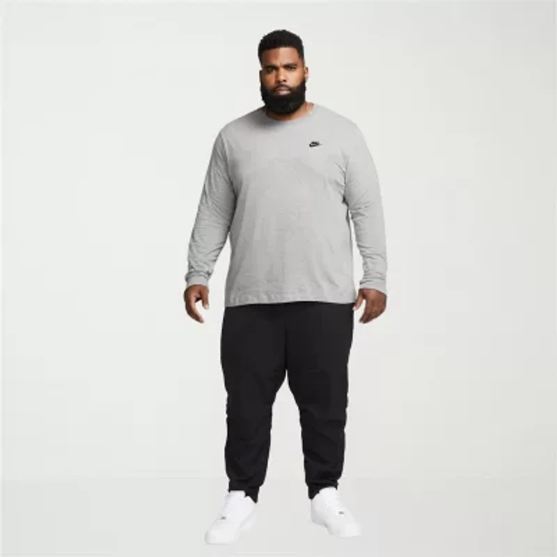 Nike Mens Crew Neck Long Sleeve Quick Dry Active Big and Tall T-Shirt